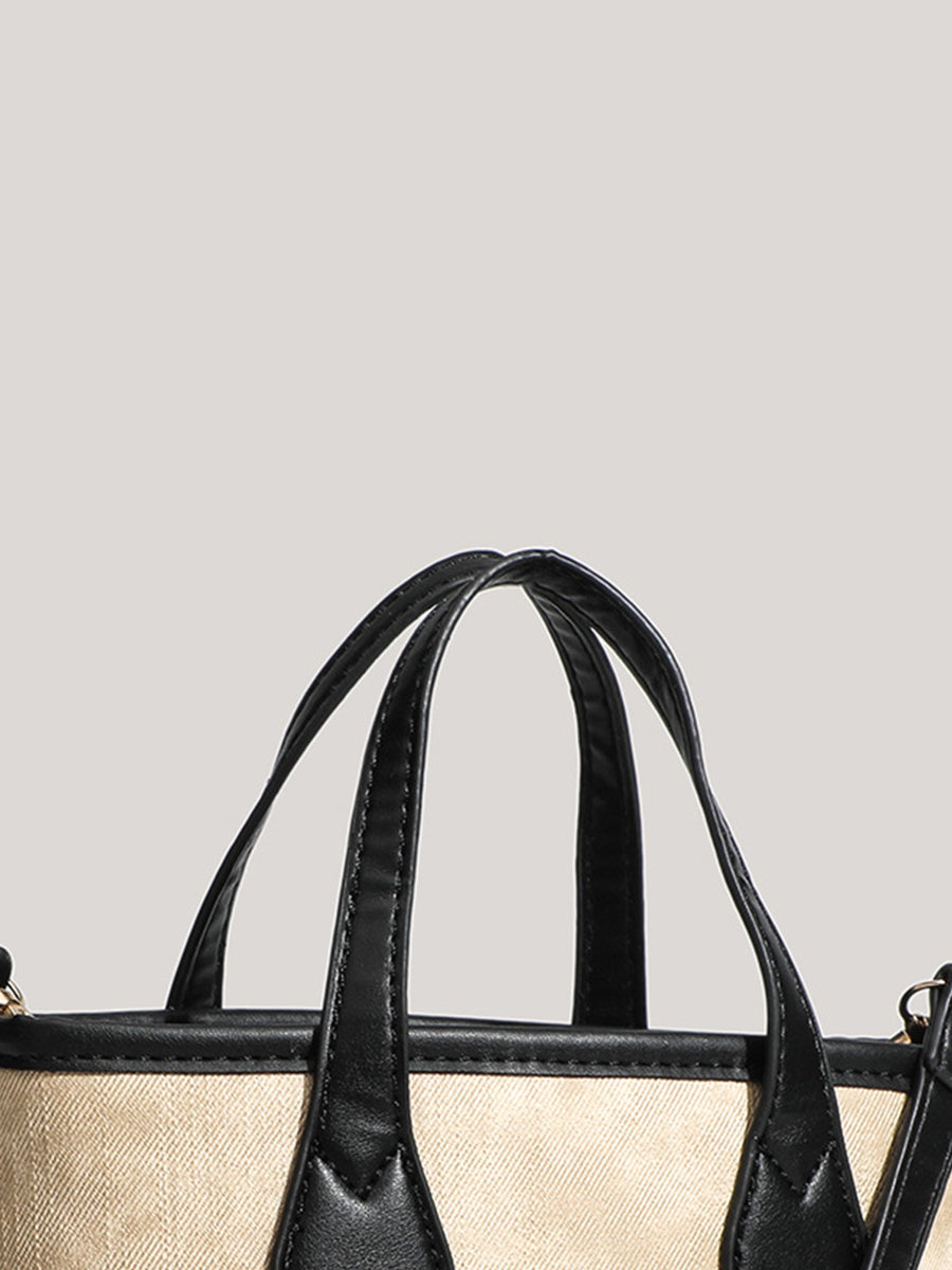 Women's Retro Autumn And Winter Oblique Shoulder Handbag Pu Bucket Bag