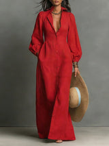 Button Front Fitted Maxi Dress